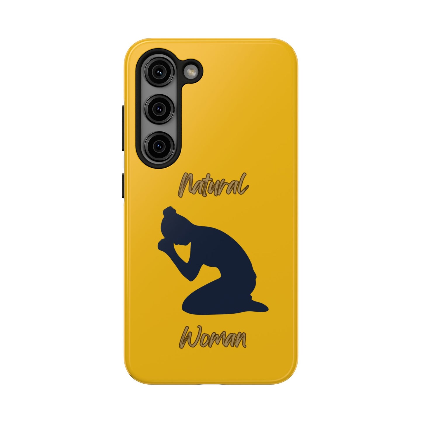 Natural Woman Pray (BL) Tough Phone Cases YELLOW