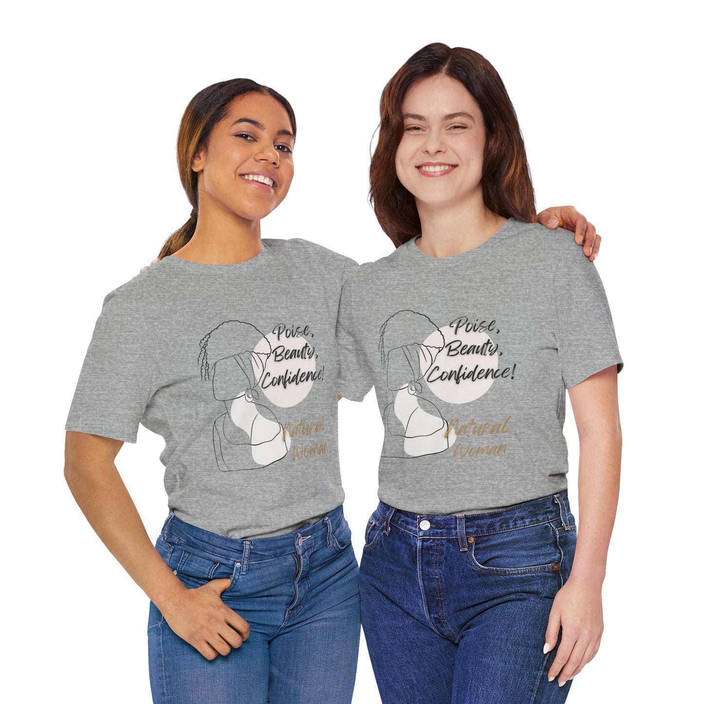Natural Woman Puff (BL) Short Sleeve T-Shirt