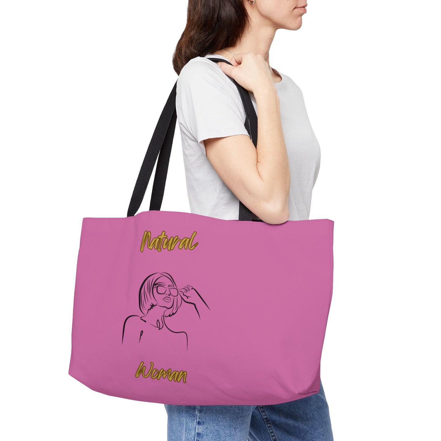 Natural Woman Bright Future (BL) Weekender Tote Bag LIGHT PINK