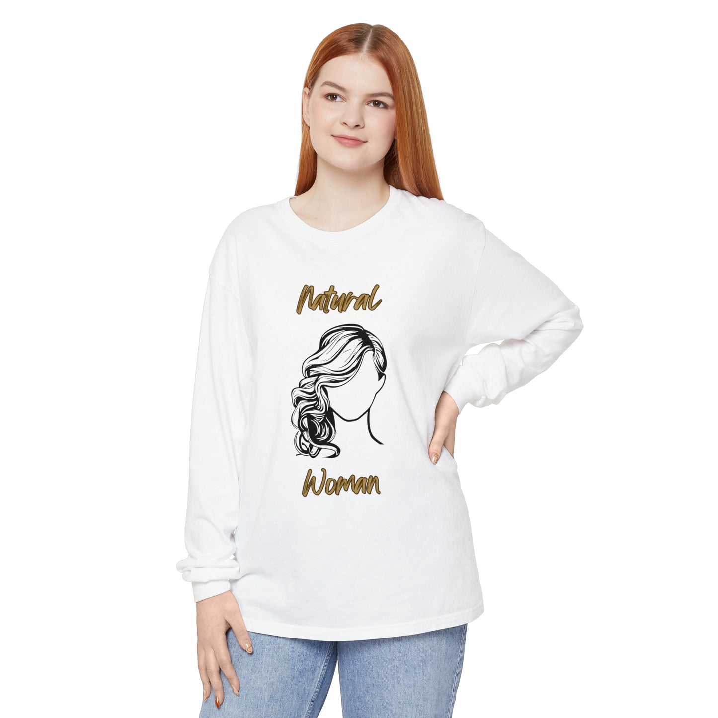 Natural Woman Long Curl (BL) Long Sleeve T-Shirt