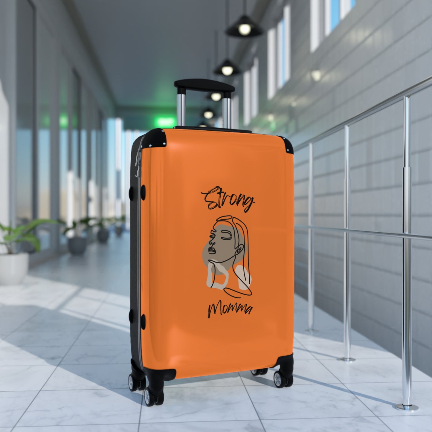 Strong Momma (BL) Luggage Bags CRUSTA