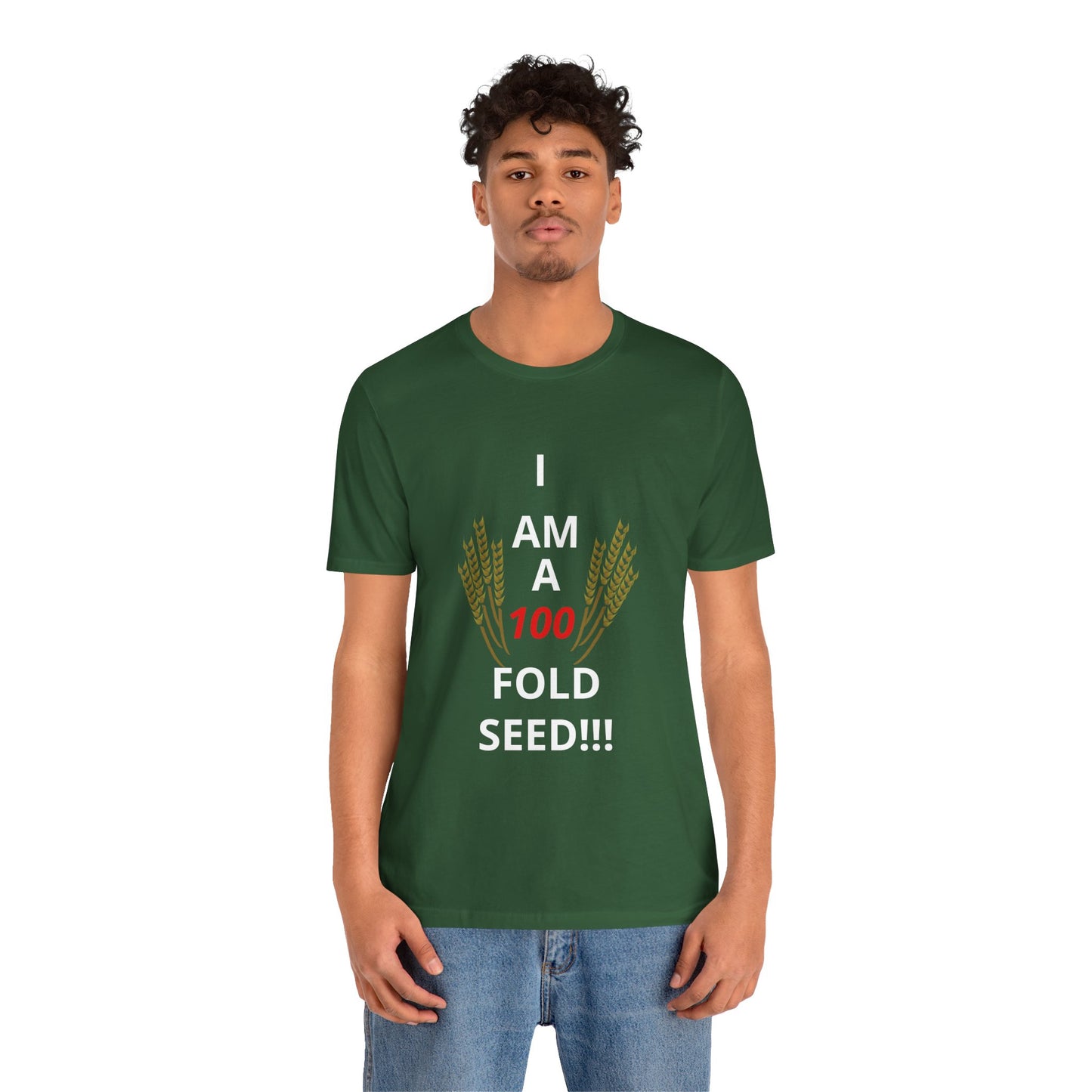 100 Fold Seed (WL)Unisex Jersey Short Sleeve T-Shirt