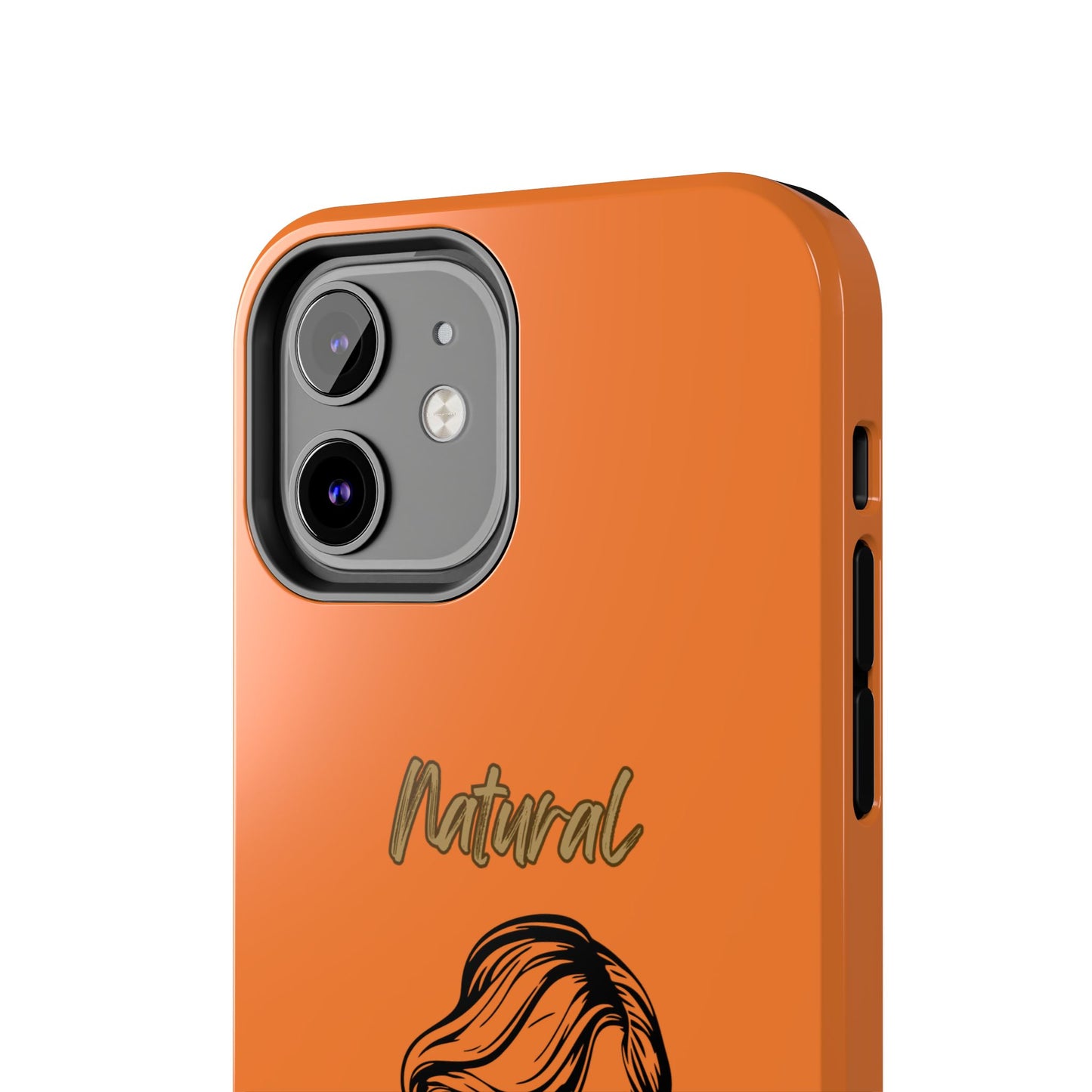 Natural Woman Long Curl (BL)Tough Phone Cases CRUSTA
