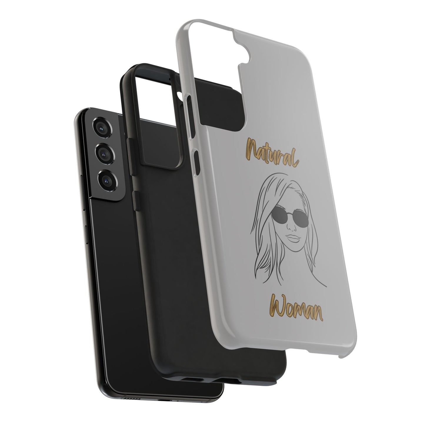 Natural Woman Shades (BL)Tough Phone Cases LIGHT GREY