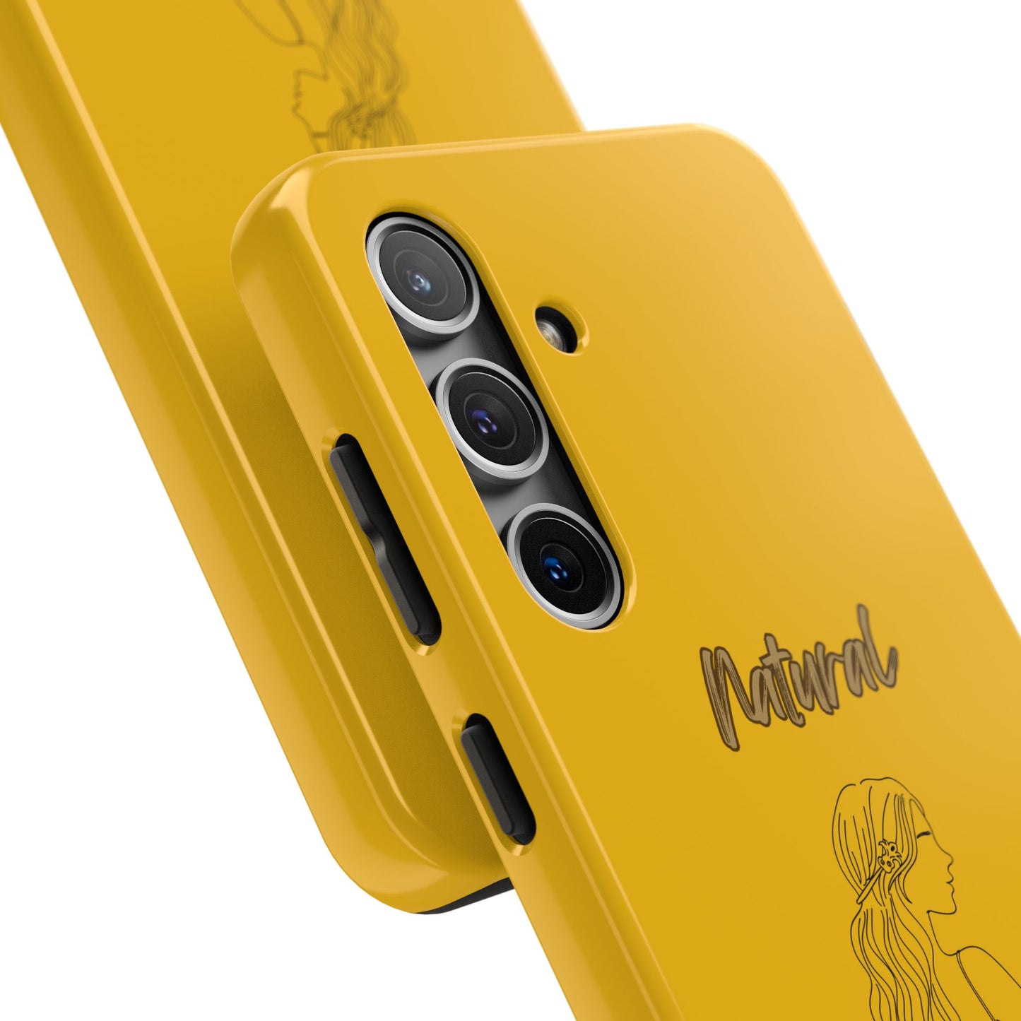 Natural Woman Young Woman (BL)Tough Phone Cases YELLOW