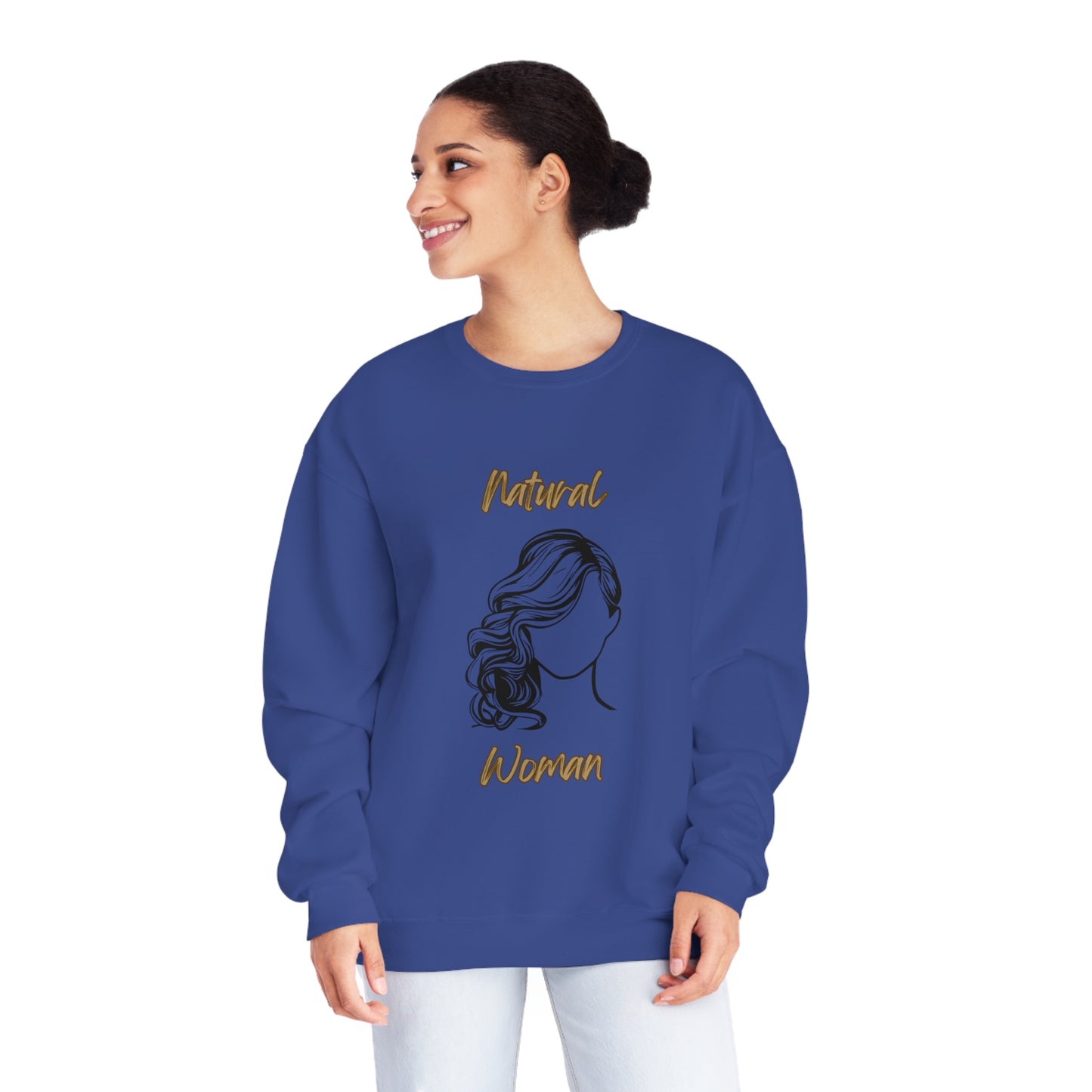 Natural Woman Long Curl (BL) Crewneck Sweatshirt