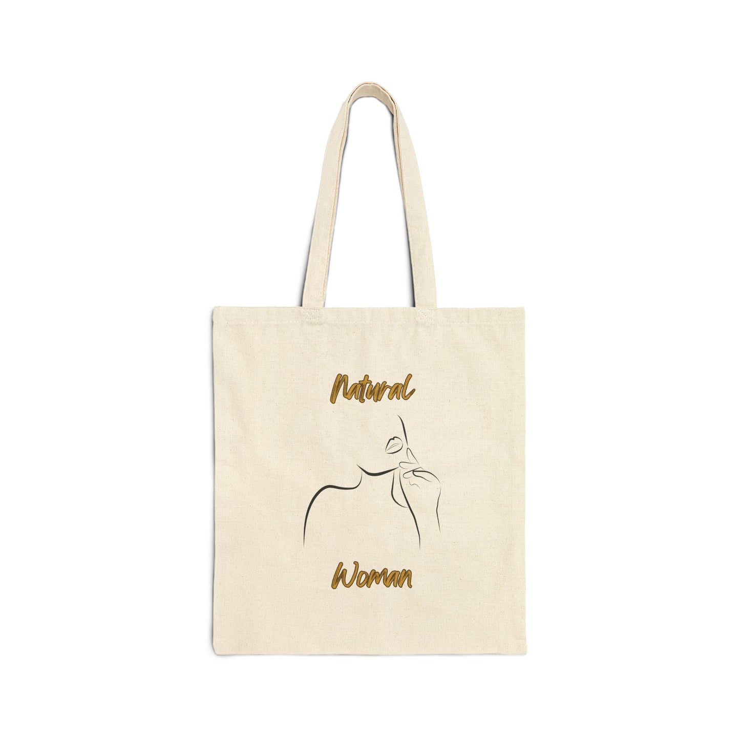 Natural Woman Chin Up (BL) Canvas Tote Bag