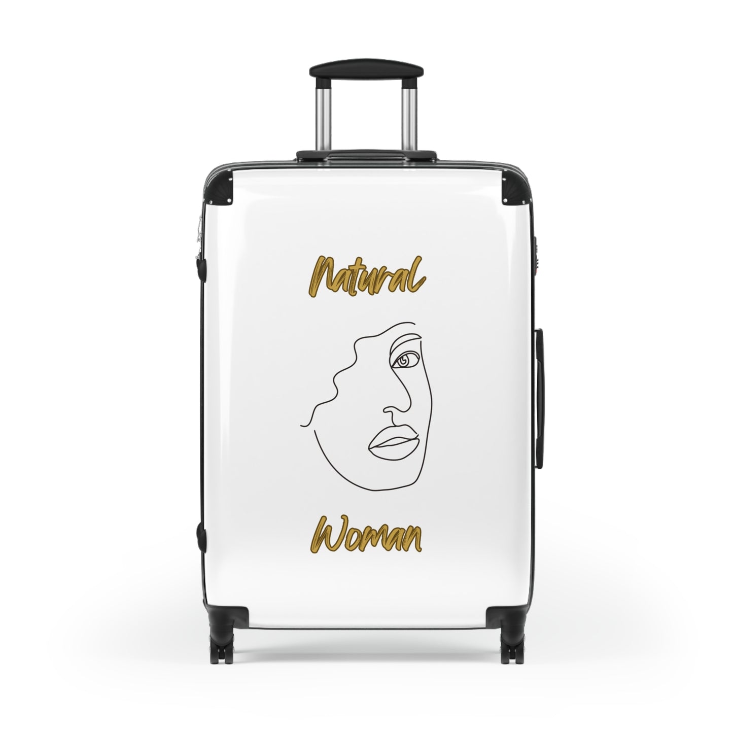 Natural Woman Peekaboo (BL) Suitcase WHITE
