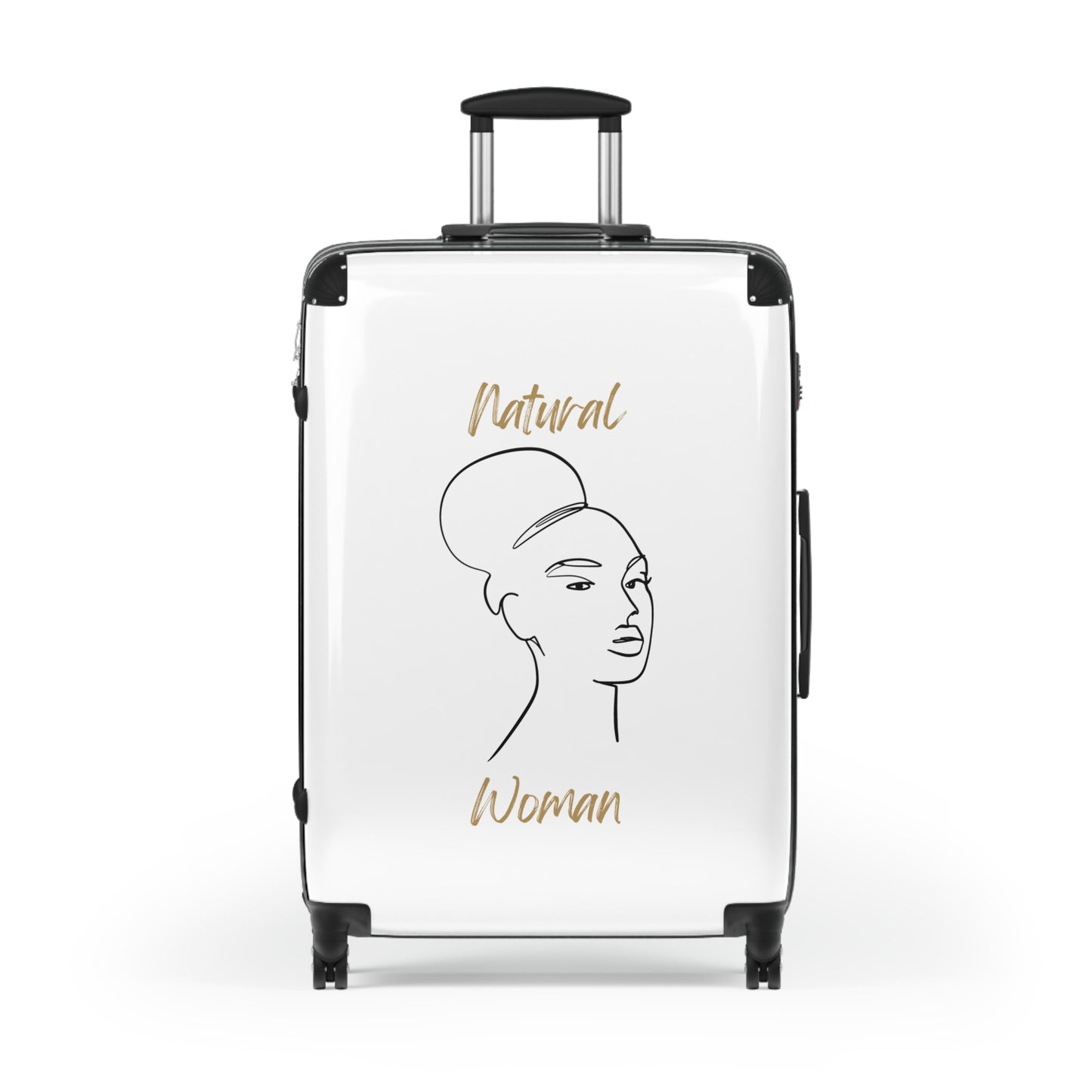 Natural Woman Hair Up (BL) Suitcase WHITE
