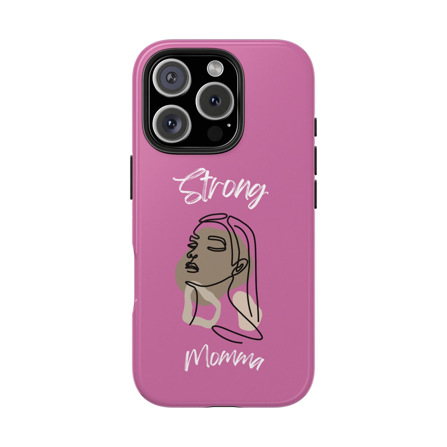 Strong Momma (WL) Tough Phone Cases LIGHT PINK