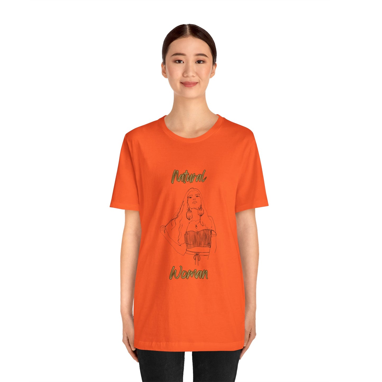Natural Woman Thinking (BL) Short Sleeve T-Shirt