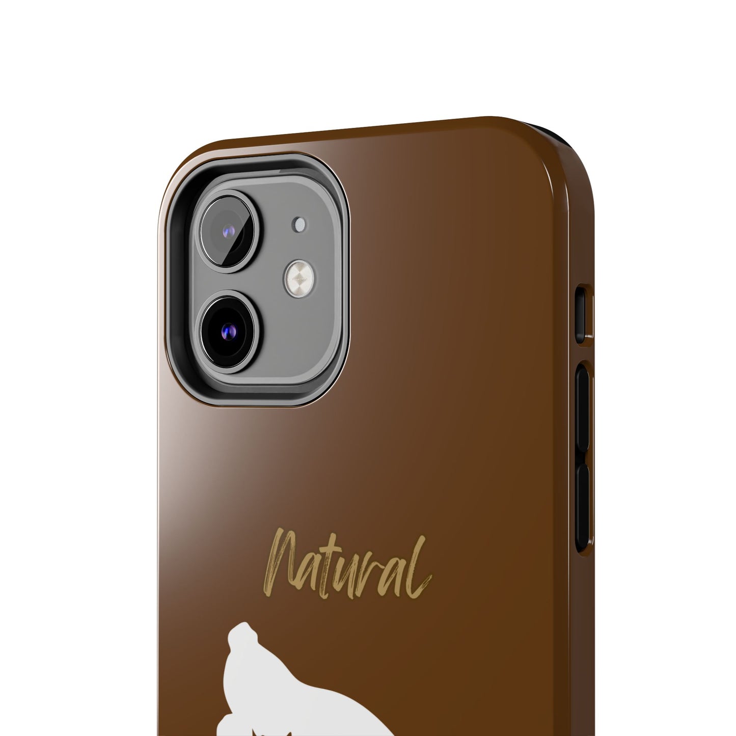 Natural Woman Pray (WL) Tough Phone Cases BROWN