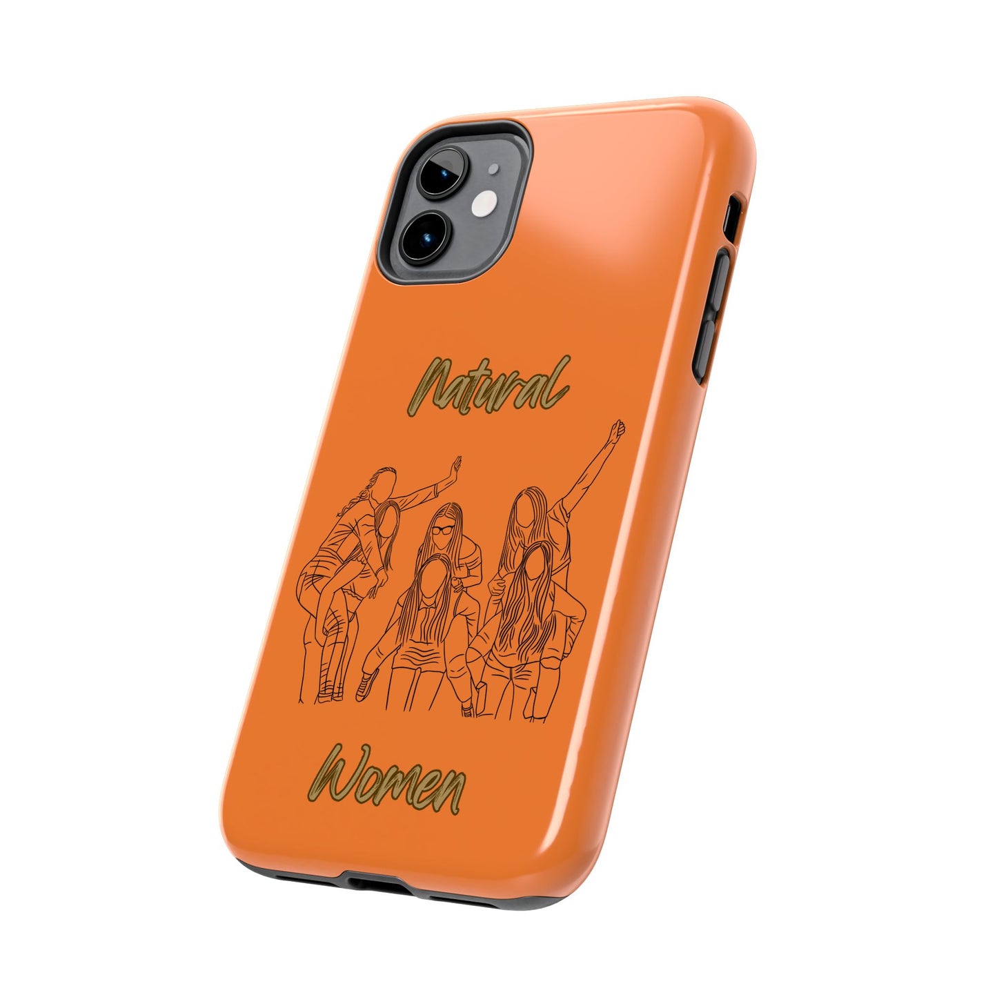 Natural Woman Piggy Back (BL)Tough Phone Cases CRUSTA