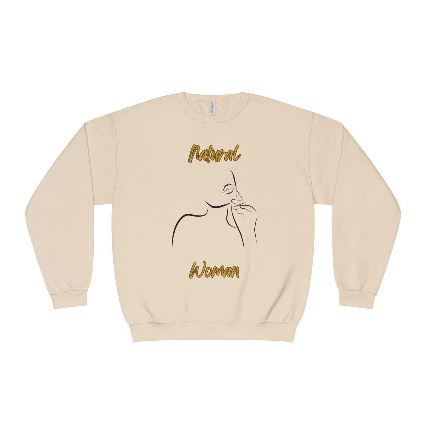 Natural Woman Chin Up (BL) Crewneck Sweatshirt