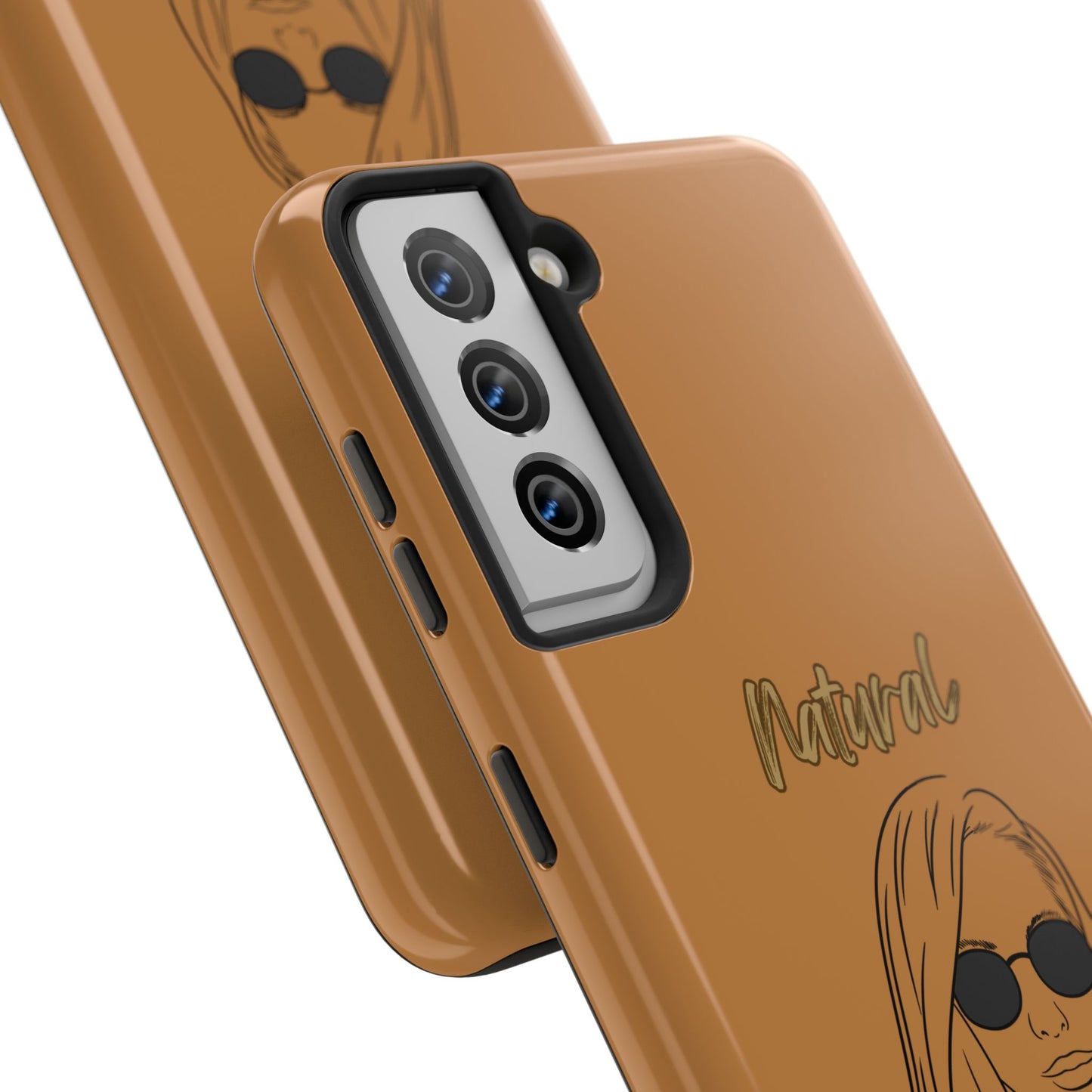 Natural Woman Shades (BL)Tough Phone Cases LIGHT BROWN