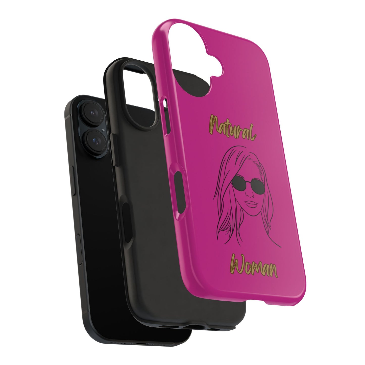 Natural Woman Shades (BL)Tough Phone Cases PINK