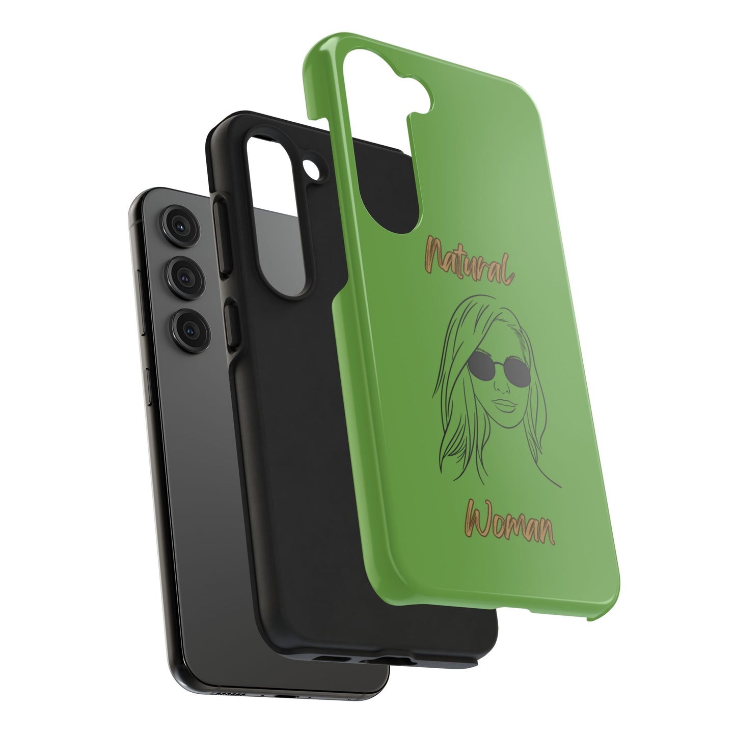 Natural Woman Shades (BL)Tough Phone Cases GREEN