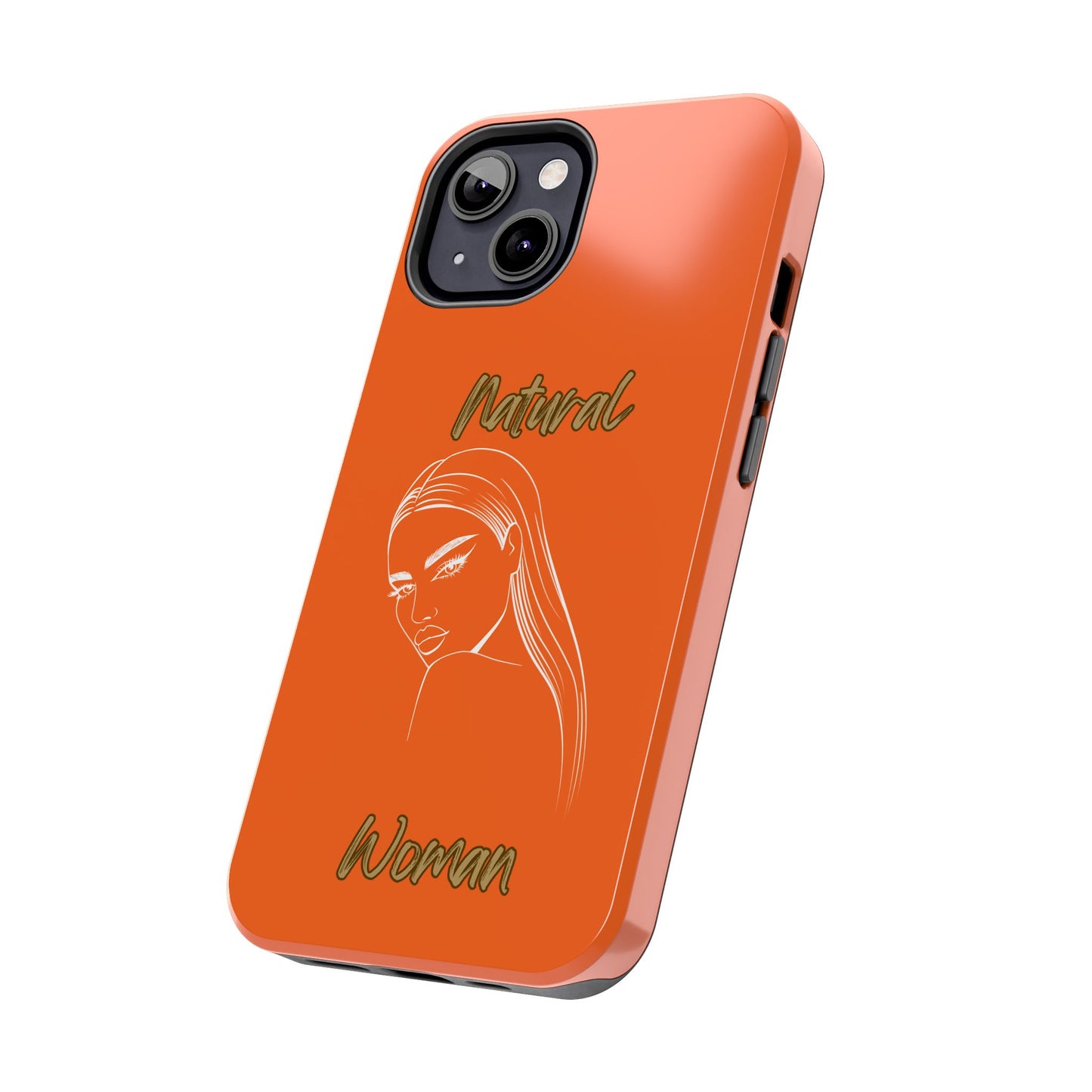 Natural Woman The Stare (WL) Tough Phone Cases ORANGE