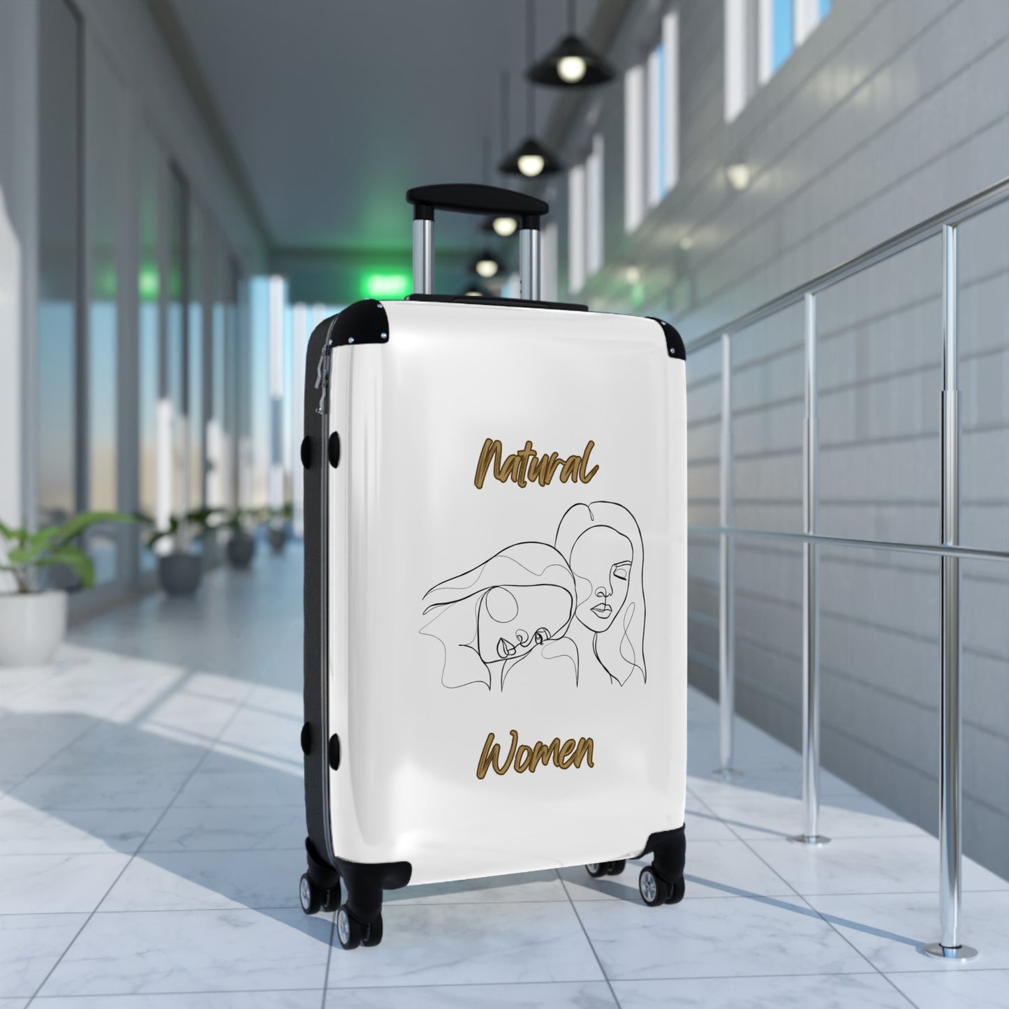 Natural Woman Sisters (BL) Suitcase WHITE