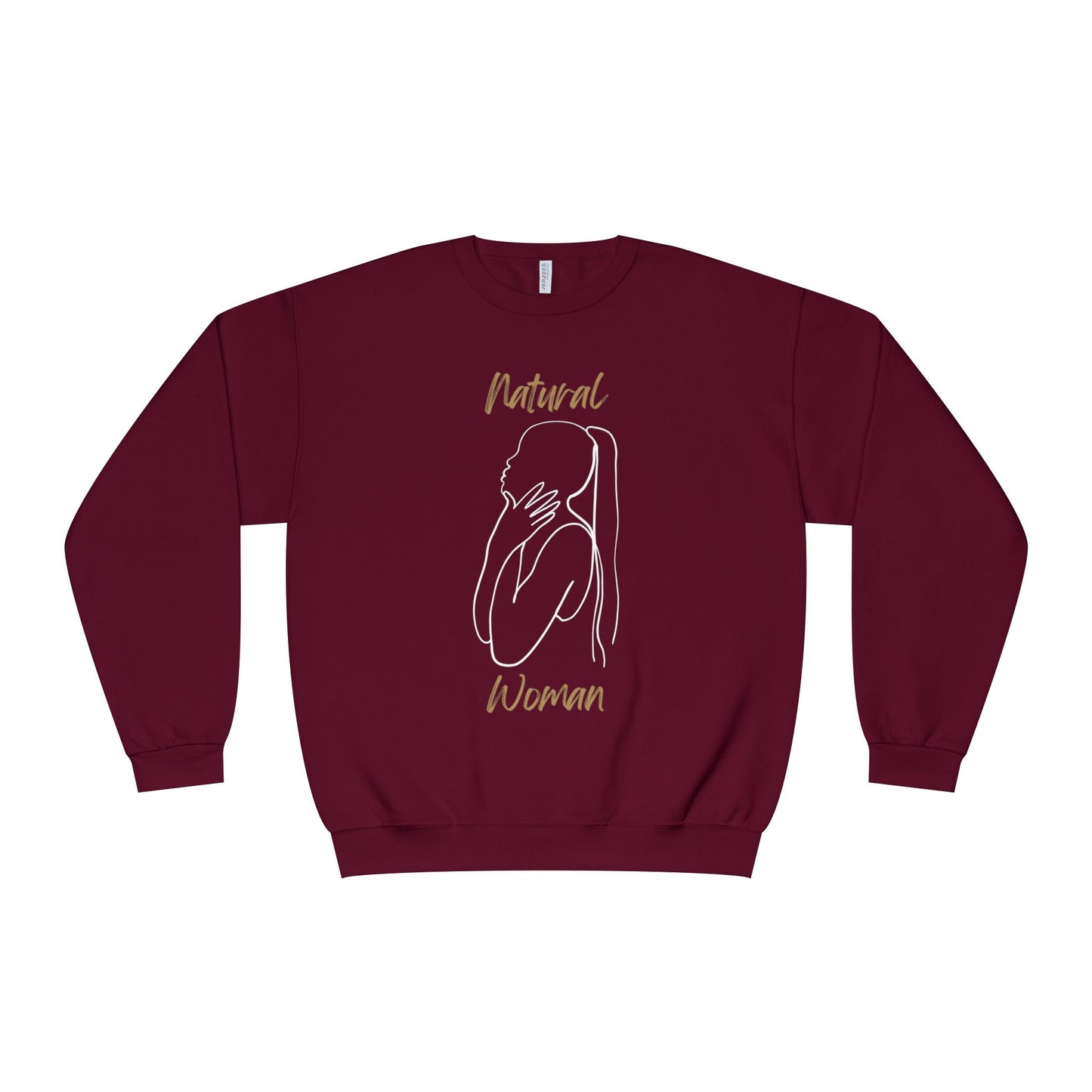 Natural Woman Ponytail (WL) Crewneck Sweatshirt