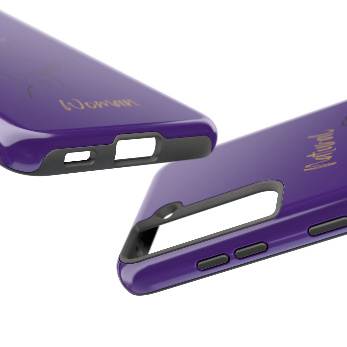 Natural Woman Twin Puffs (BL)Tough Phone Cases PURPLE