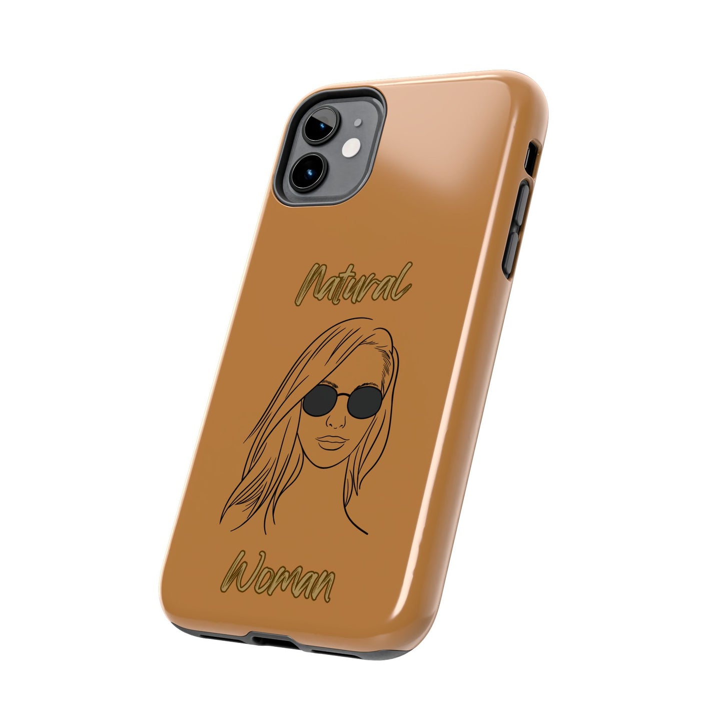 Natural Woman Shades (BL)Tough Phone Cases LIGHT BROWN