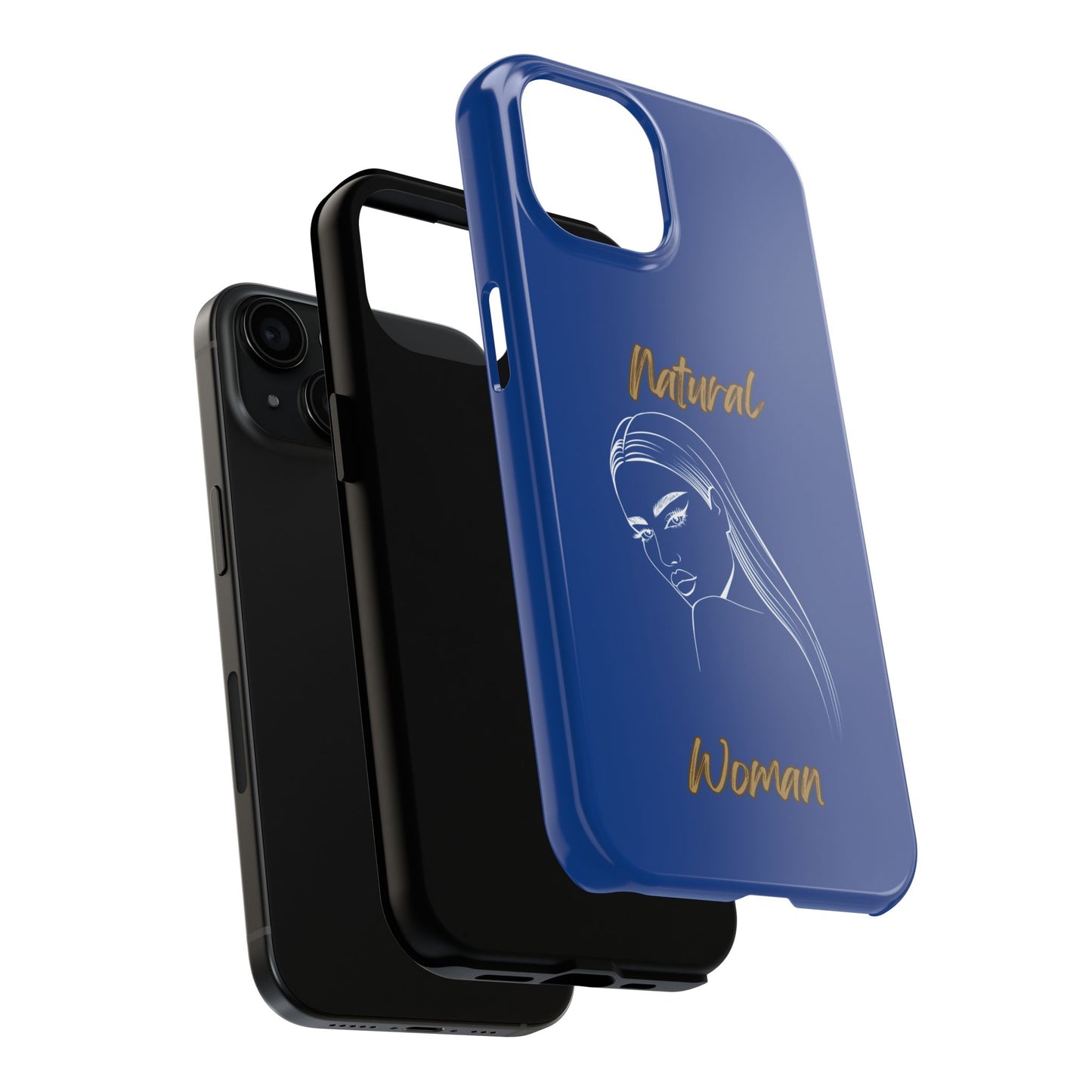 Natural Woman The Stare (WL)Tough Phone Cases DARK BLUE
