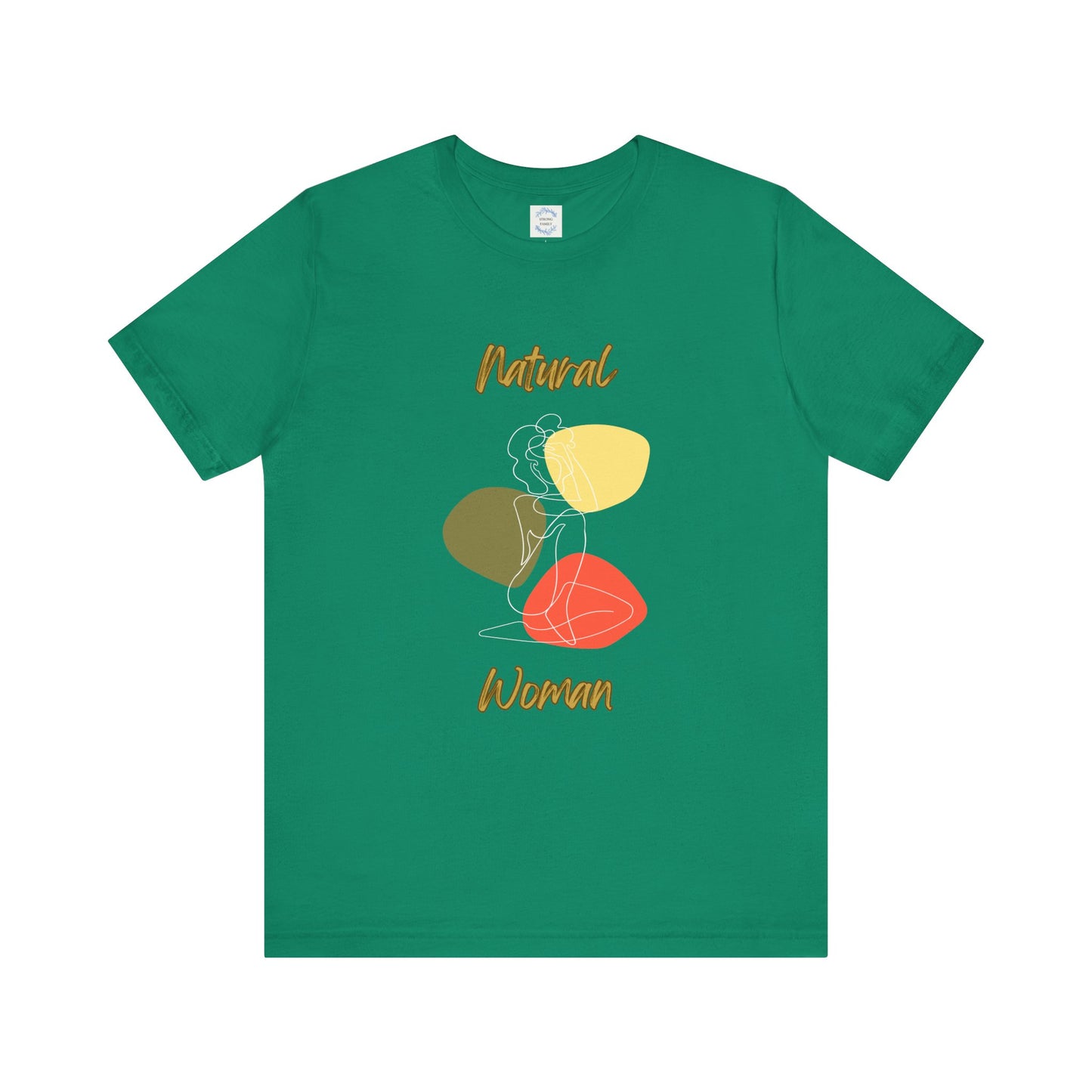 Natural Woman Colorful Pose (WL) Short Sleeve T-Shirt