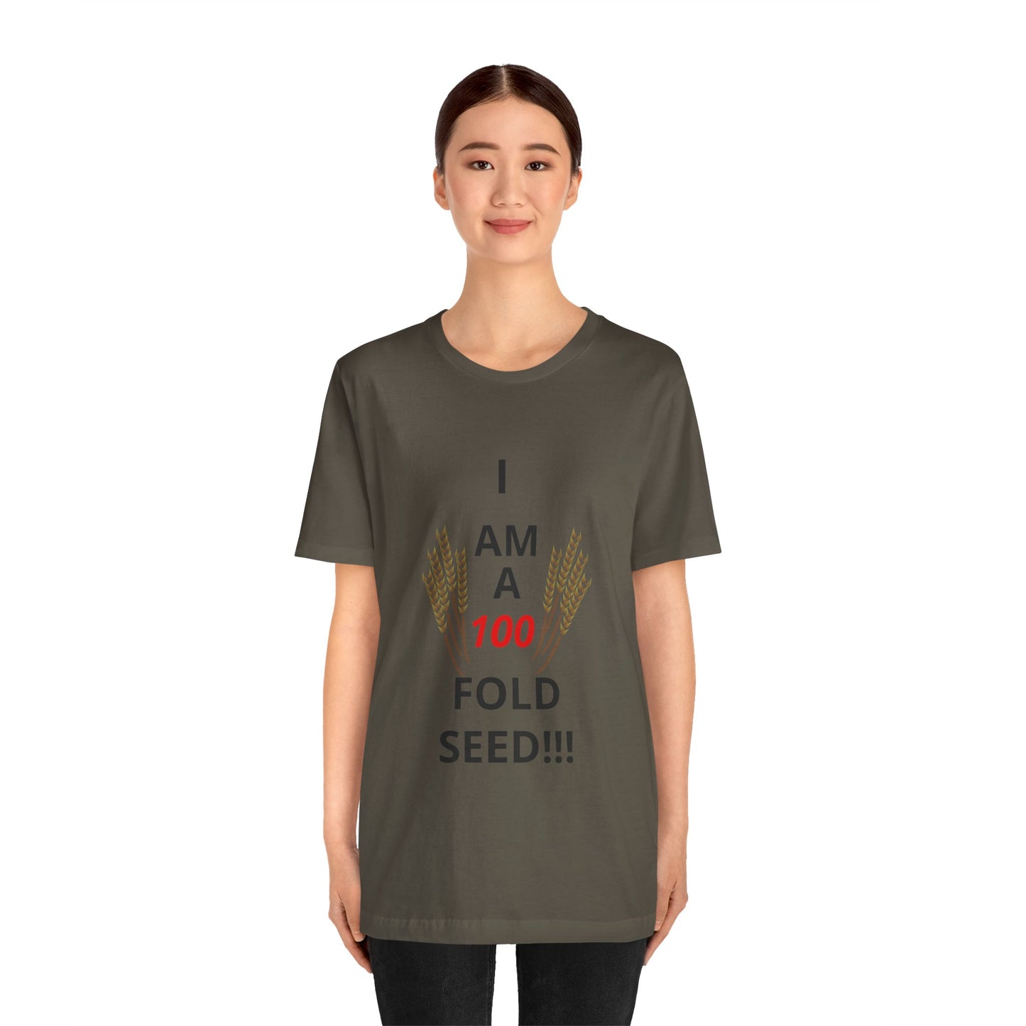 100 Fold Seed (BL)Unisex Jersey Short Sleeve T-Shirt