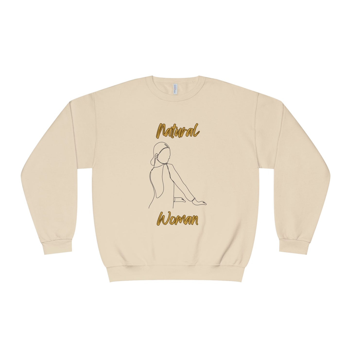 Natural Woman Hands Ready (BL) Crewneck Sweatshirt