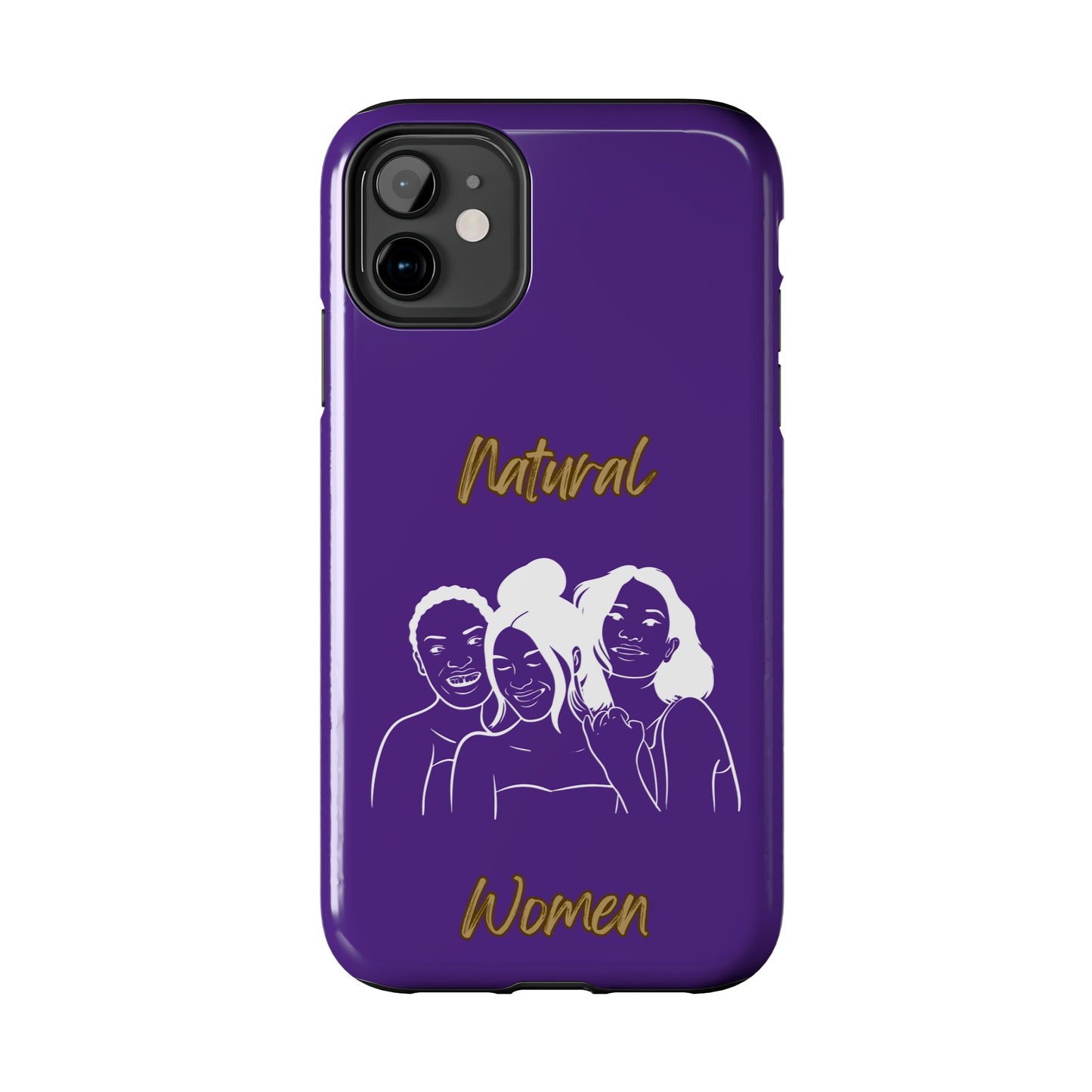 Natural Women Laughing Friends (WL)Tough Phone Cases PURPLE