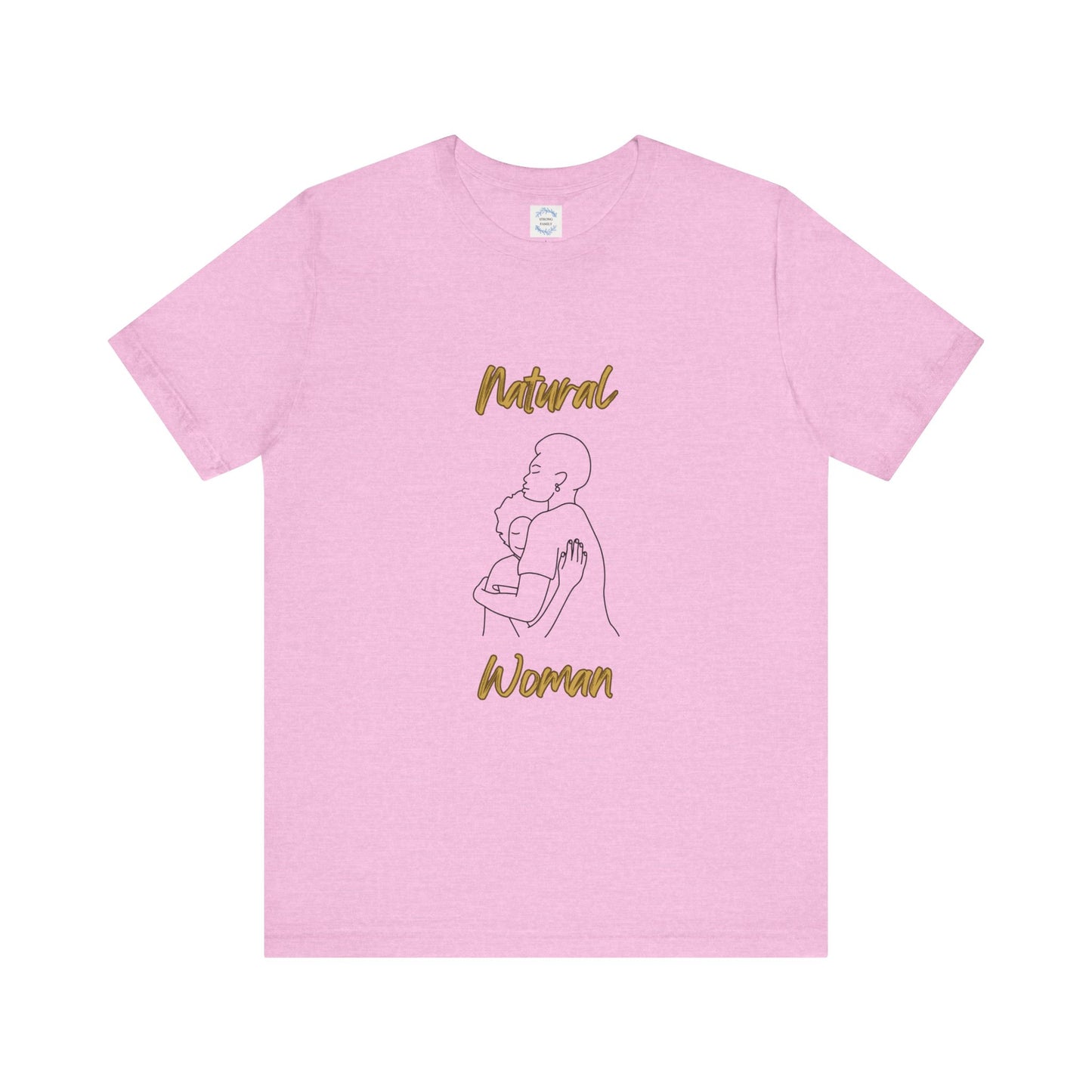 Natural Woman Safe With Momma (BL) Short Sleeve T-Shirt