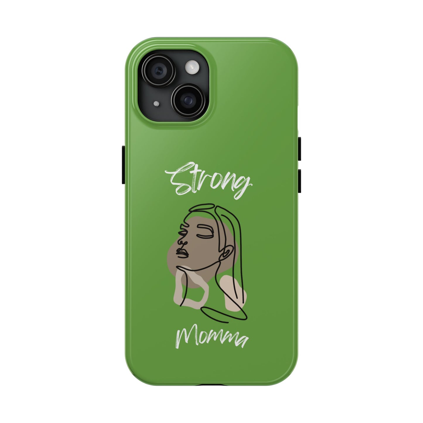 Strong Momma (WL) Tough Phone Cases GREEN
