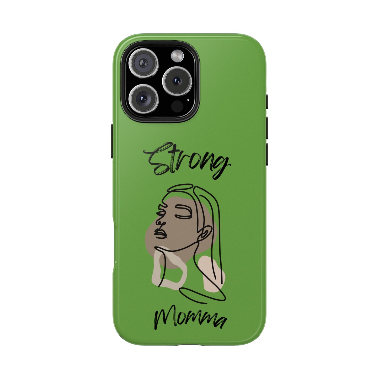 STRONG MOMMA Samsung Galaxy Tough Phone Cases (BL) Green