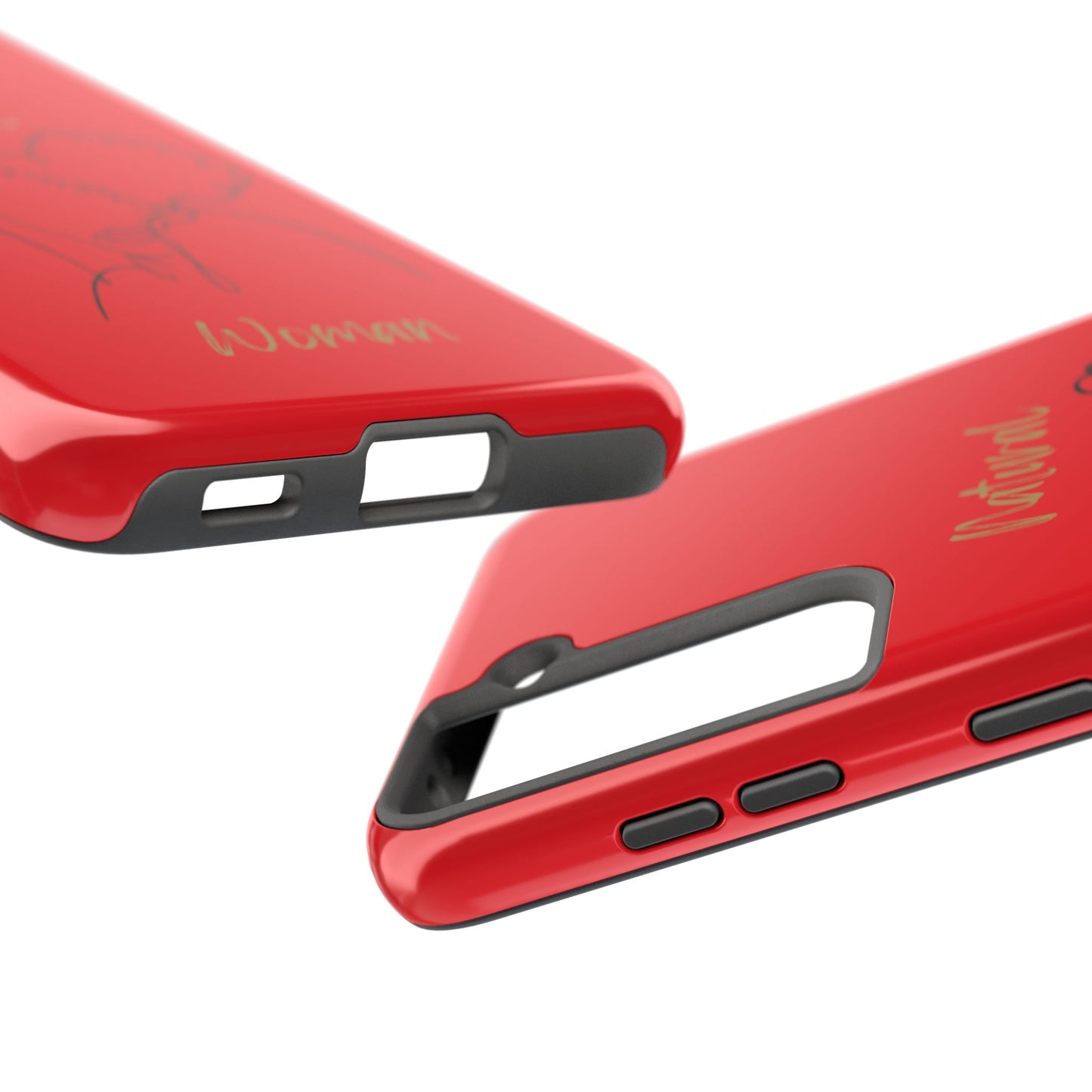 Natural Woman Twin Puffs (BL) Tough Phone Case RED