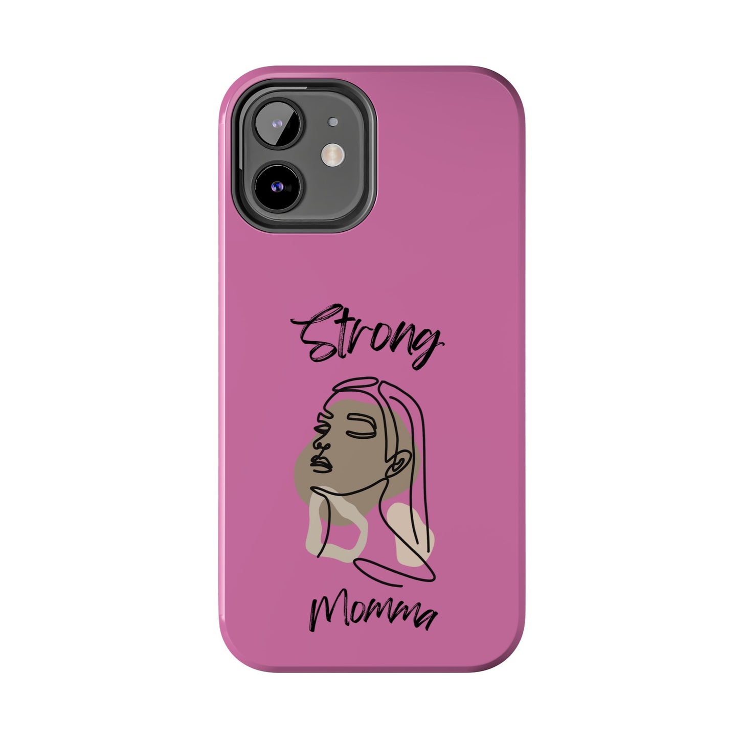 STRONG MOMMA Samsung Galaxy Tough Phone Cases (BL) Light Pink