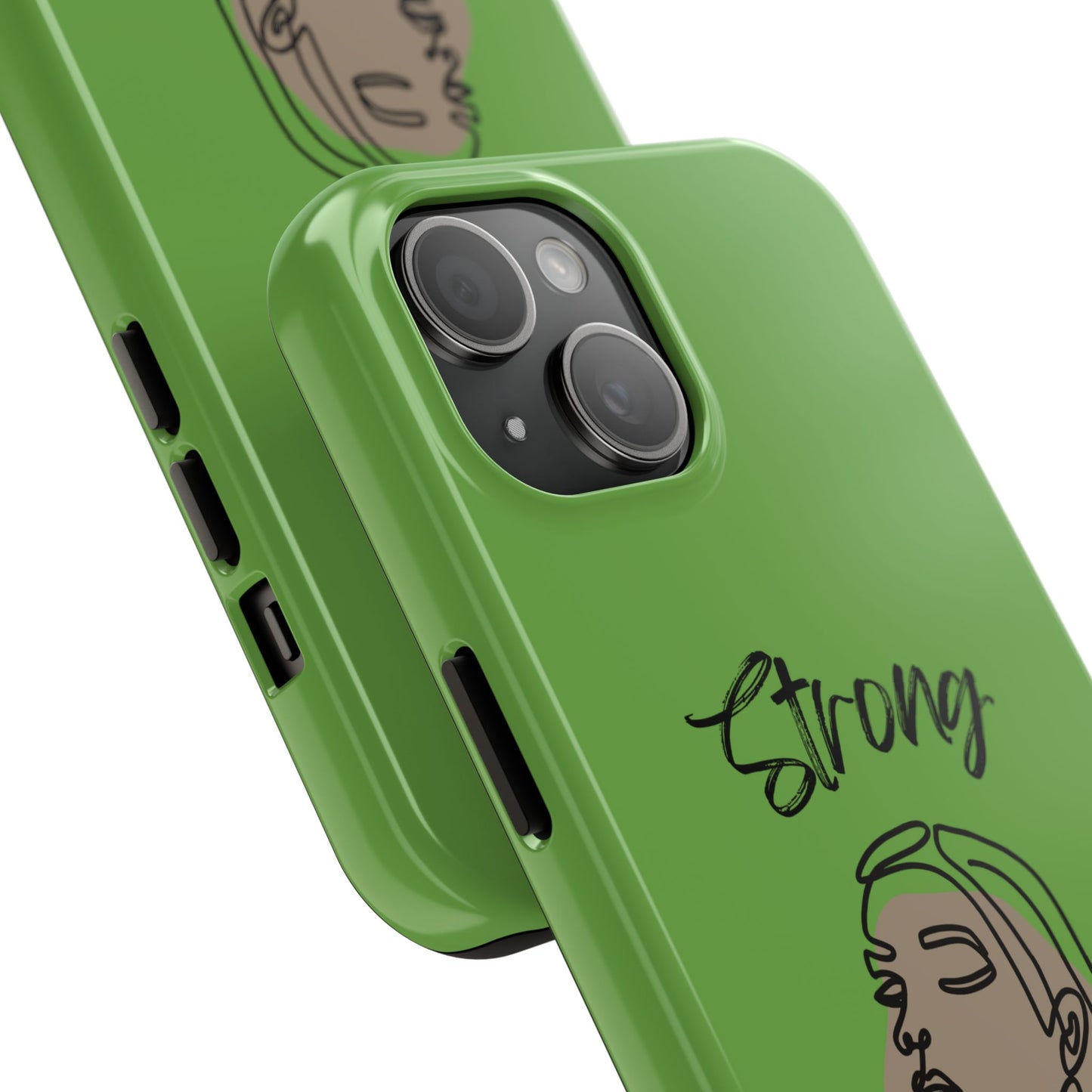 STRONG MOMMA Samsung Galaxy Tough Phone Cases (BL) Green