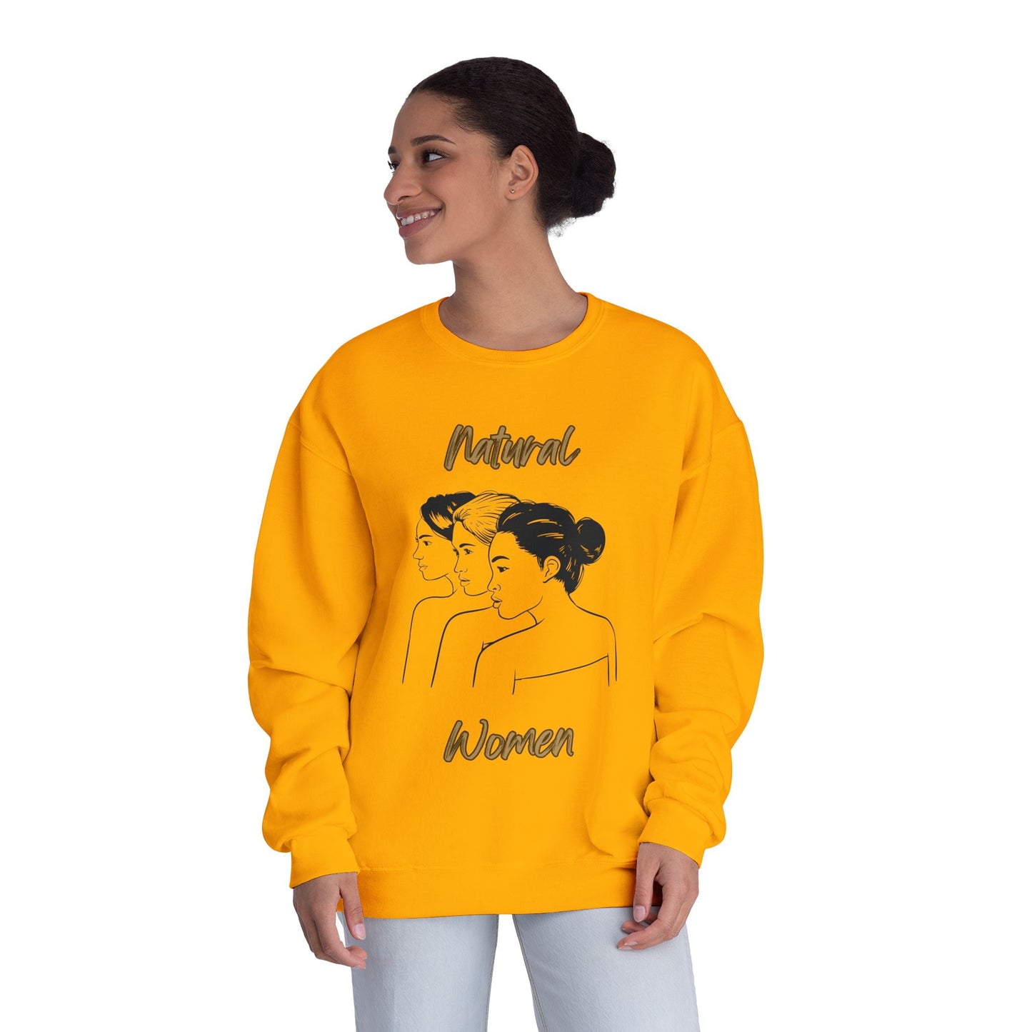 Natural Women United Friends (BL) Crewneck Sweatshirt