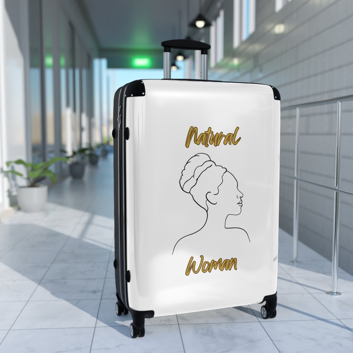 Natural Woman Mixed (BL) Suitcase WHITE