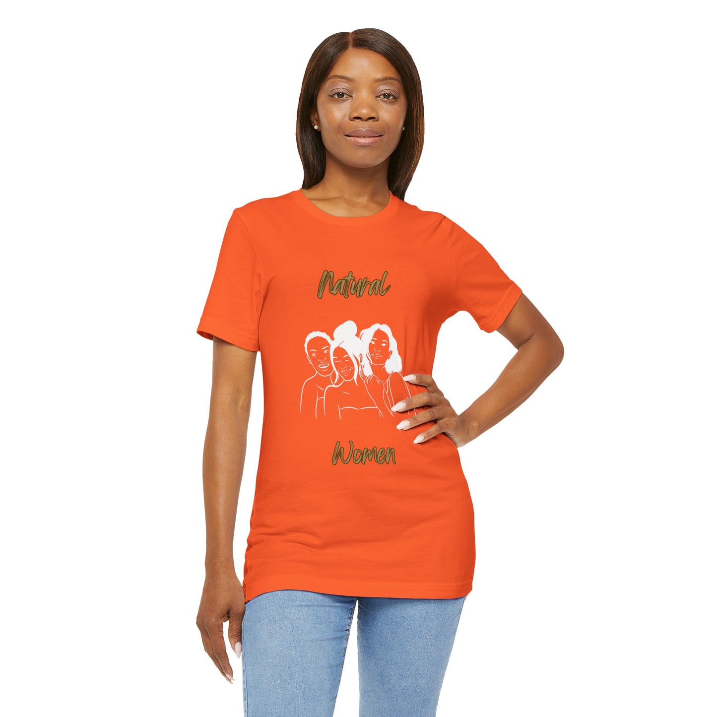 Natural Woman Laughing Friends (WL) Short Sleeve T-Shirt