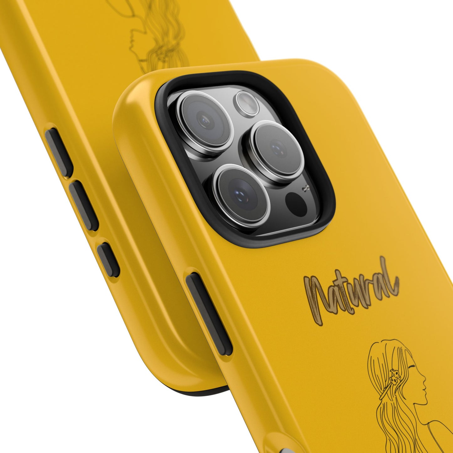 Natural Woman Young Woman (BL)Tough Phone Cases YELLOW