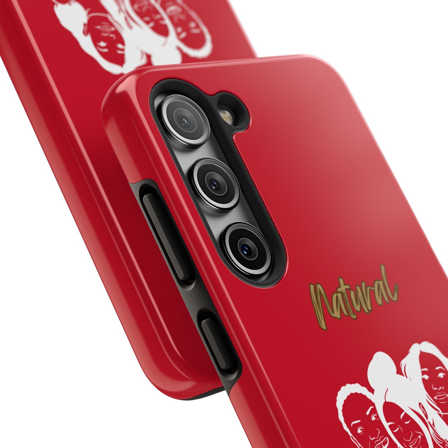 Natural Women Laughing Friends (WL)Tough Phone Cases DARK RED