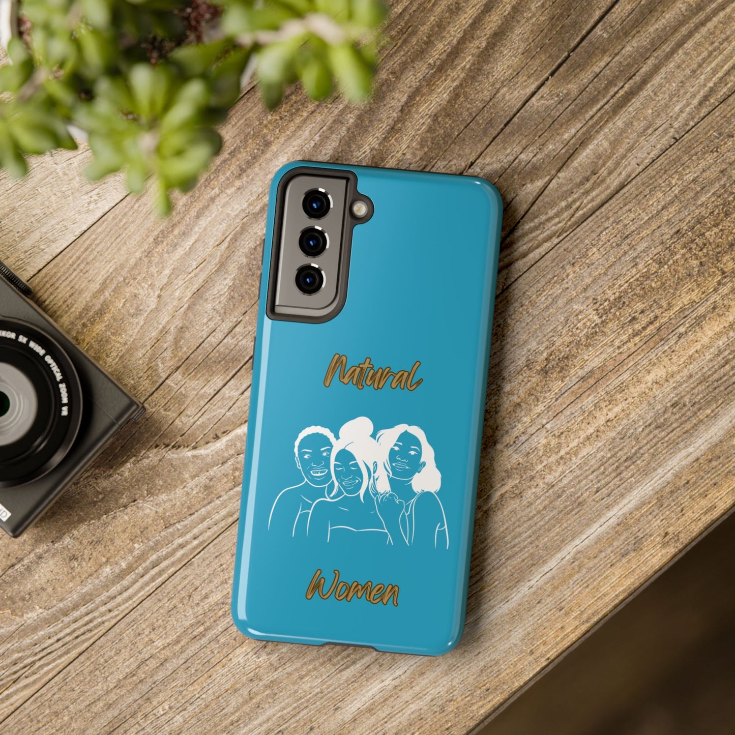 Natural Women Laughing Friends (WL)Tough Phone Cases TURQUOISE