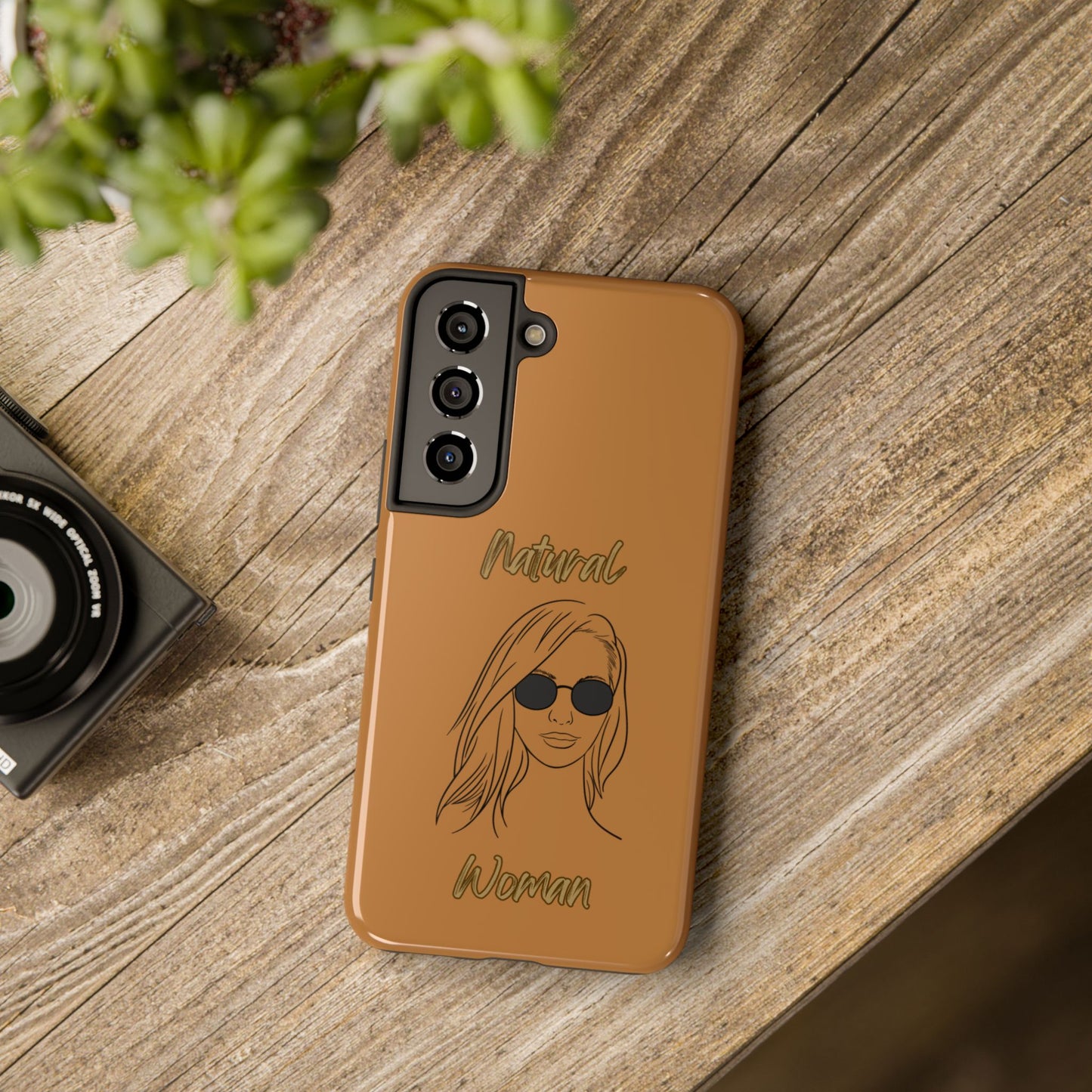Natural Woman Shades (BL)Tough Phone Cases LIGHT BROWN