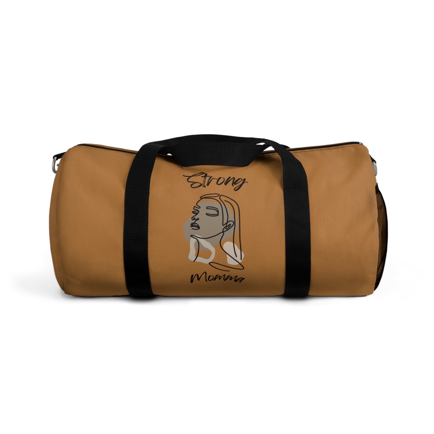 Strong Momma (BL) Duffel Bag LIGHT BROWN