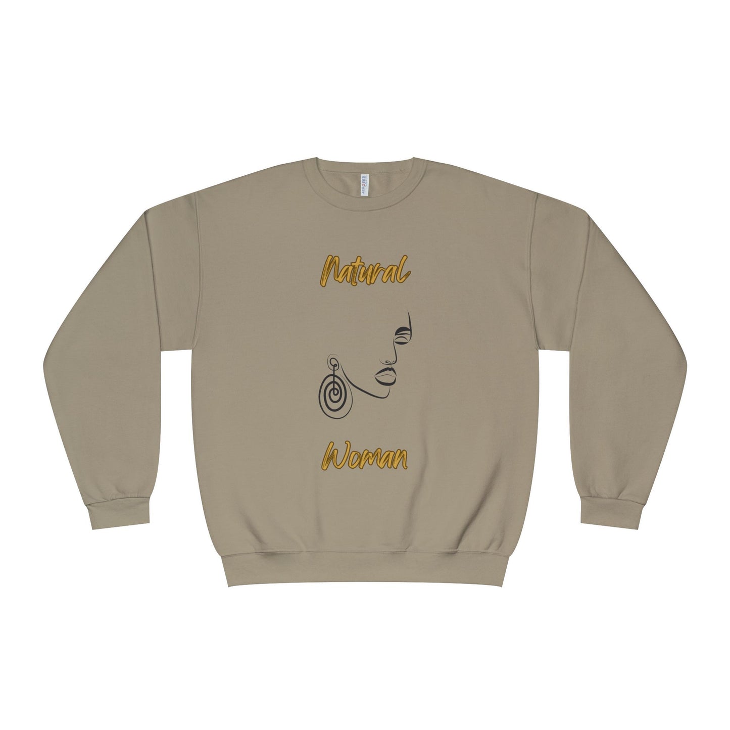 Natural Woman Music In My Soul (BL) Crewneck Sweatshirt