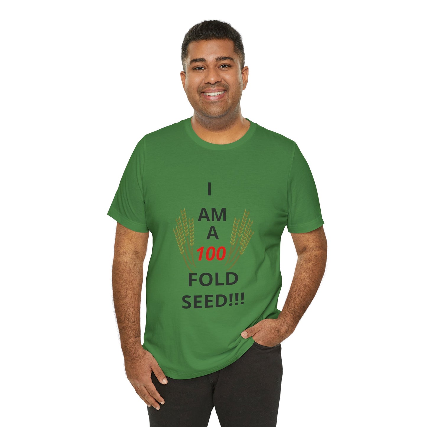 100 Fold Seed (BL)Unisex Jersey Short Sleeve T-Shirt
