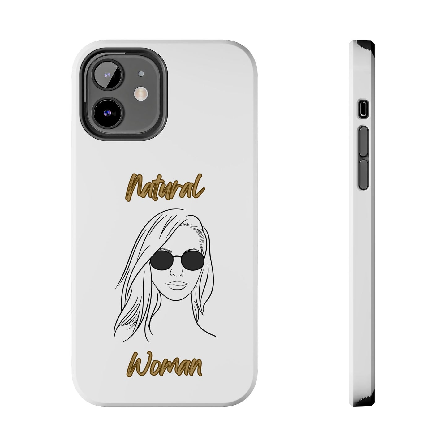 Natural Woman Shades (BL)Tough Phone Cases WHITE