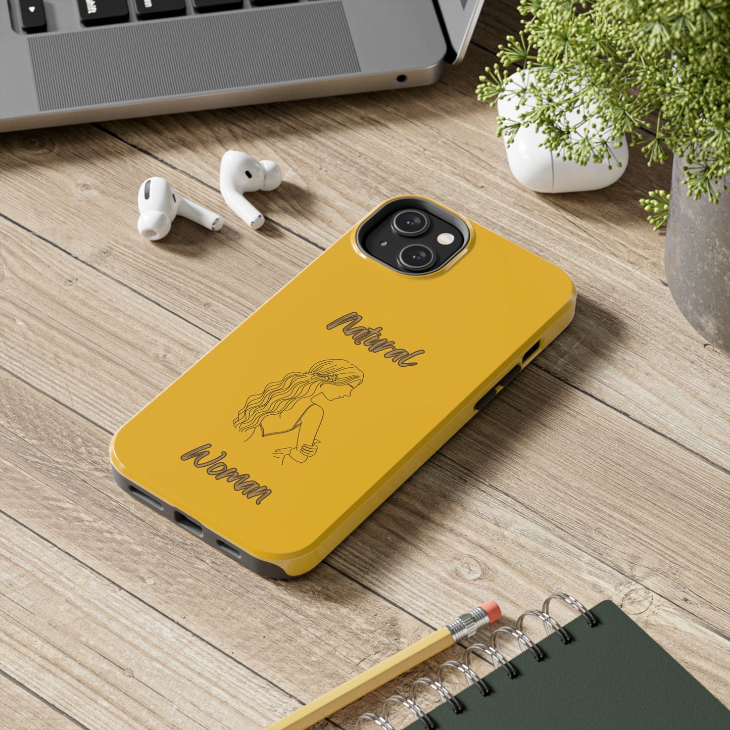 Natural Woman Young Woman (BL)Tough Phone Cases YELLOW