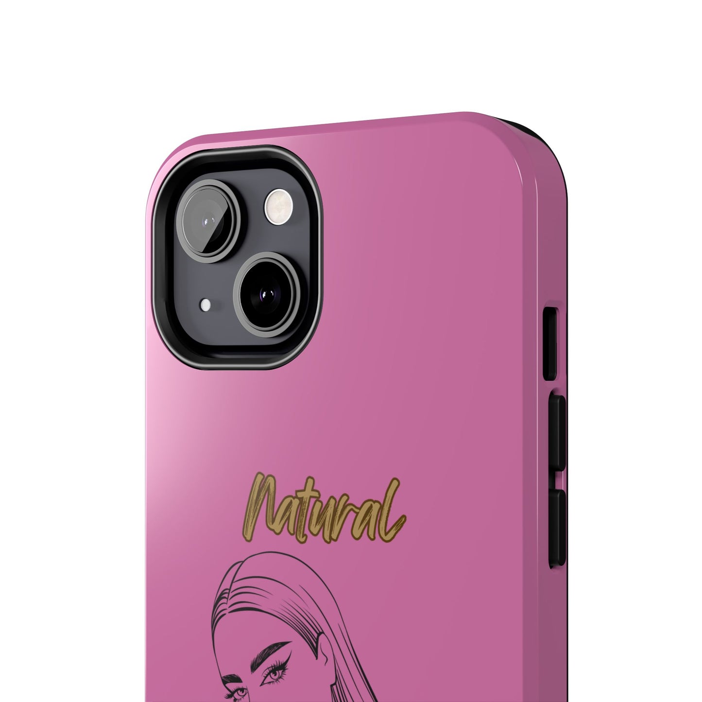 Natural Woman The Stare (BL)Tough Phone Cases LIGHT PINK